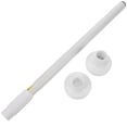 thumbnail image 1 of OULII Tringle de Rideau de Douche Réglable pour Salle de Bain Vêtements Suspendus ABS Blanc 1Pcs, 1 of 7