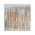 thumbnail image 3 of Assorted Classroom Brushes by Artist's Loft - Synthetic Bristles - Round & Flat Tips - Durable Birch Wood Handles – Ideal for Students - Classrooms & Group Art Projects - 12 Pack, 3 of 7