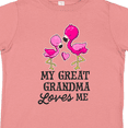 thumbnail image 4 of Inktastic My Great Grandma Loves Me with Two Flamingos Boys or Girls Toddler T-Shirt, 4 of 5