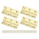 thumbnail image 1 of Uxcell Paquete de 4 Bisagras de Puerta Pequeñas, 2.5in (63mm) Bisagras Mini de Latón Plegables con Tornillo para Caja de Joyas, 1 of 1