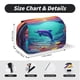 thumbnail image 5 of Easygdp Hawaiian Island Dolphin para Estuche de Lápices con Tapa Flip, Suministros de Oficina y Universidad para Adolescentes y Adultos, 5 of 7