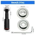 thumbnail image 1 of 1 Set Spindle Adapter for Grinding Polishing 8mm Shaft Motor Bench Grinder, 1 of 9