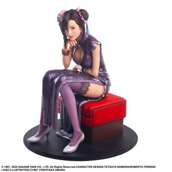Final Fantasy VII Remake 8 Inch Statue Figure Static Arts - Tifa Lockhart Sporty Dress
