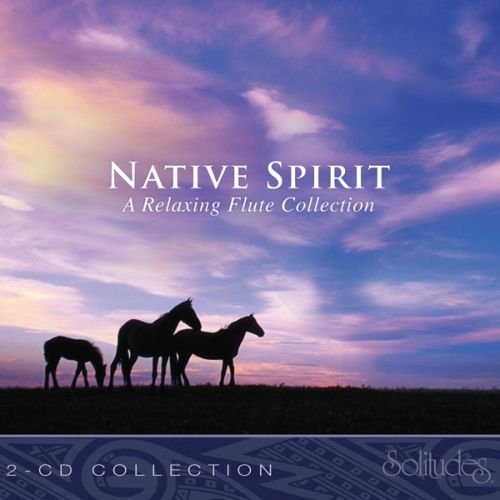 CD de música Solitudes Native Spirit: colección relajante de flauta, 2 CD
