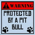 thumbnail image 2 of CafePress - Protected By A Pit Bull Body Suit - Baby Light Bodysuit, Size Newborn - 24 Months, 2 of 4