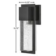 thumbnail image 4 of 82010BK-LL Lark Alex - 6.5W 1 LED Small Outdoor Wall Lantern In Modern Style-15.75 Inches Tall and 6.25 Inches Wide-Black Finish, 4 of 11