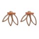 thumbnail image 1 of Pendientes Flor Bar Hugo Aretes de flor de loto, 1 of 8