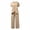 wei163-Beige, variant on IWRICH 2 Pieces Pants Suits for Women Dressy Short Sleeve Tops and Loose Pants Sets Ruffle Layered Formal Guest Outfit Beige XL