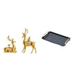 thumbnail image 1 of Figuras De Ciervos, Esculturas De Renos, Alces, Adornos De Escritorio Coleccionables, Estatuas Decorativas Para Estanterías, Escritorios, Regalos De Cumpleaños, Bandejas Para Servir,, 1 of 8