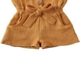 thumbnail image 4 of Bébé Enfant en Bas Âge Filles Vol Manches Volantes Ceinture Romper Tenues, 4 of 4