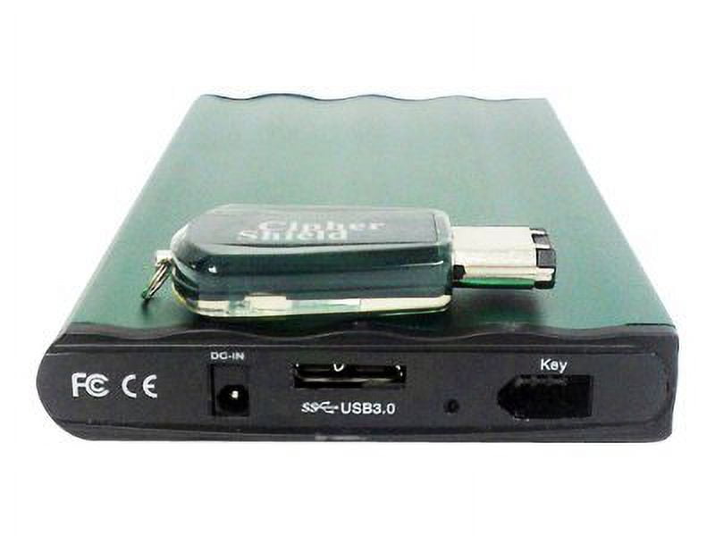 1TB USB 3.0 AES ENCRYPTED SLIM DRIVE 256BIT