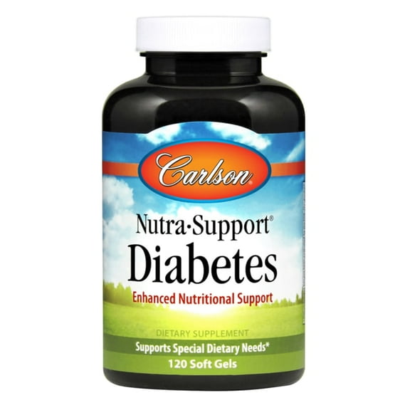 Carlson Nutra-Support Diabetes 120 Softgel