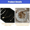 thumbnail image 6 of Vocoste Velvet Jewelry Tray Empty Stackable Tray Box for Rings Earrings Necklace Bracelet Pendants Black, 6 of 7