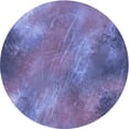 thumbnail image 1 of Ahgly Company Machine Washable Indoor Round Transitional Slate Blue Area Rugs, 6' Round, 1 of 7