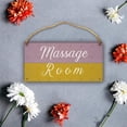 thumbnail image 3 of Massage Room Wooden Door Signs Decorative Hanging Signs, Farmhouse Decor Sign Retro Decorative Wooden Signs Craft Wooden Wall Decorations Home Creative Wooden Crafts (12"X6"), 3 of 6