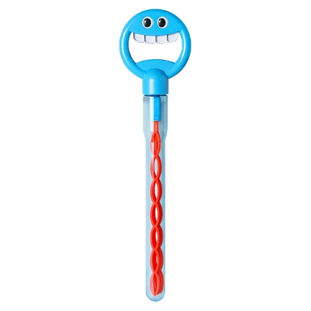 Palos de burbujas, varitas de burbujas, máquina de burbujas divertida, recuerdos de fiesta, juguete de verano, burbujas Azul
