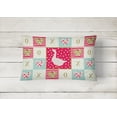 thumbnail image 2 of Carolines Treasures CK5319PW1216 Embden Goose Love Canvas Fabric Decorative Pillow, Red, 12H x16W, multicolor, 2 of 2