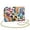 Colorful Leopard Print, variant on Pzuqiu Polka Dots Leather Crossbody Bag Practical Functional Quilted Leather Crossbody Bags for Women with Chain Strap Exquisite Fashion for Teen Girls-Women