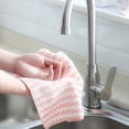 thumbnail image 6 of 1Pcs Soft Microfiber Cleaning Cloth for Kitchen, Highly Absorbent Coral Fleece Dish Towel, Lint Free Streak Free Wipe for Car, Reusable Non Scratch Cleaning Rags Pink, 6 of 9