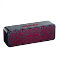 thumbnail image 1 of Altavoz Bluetooth Inalámbrico S19, Subwoofer, Radio Portátil para Exteriores, Coche, Teléfono Móvil, Ordenador, Audio Inteligente, Color Rojo., 1 of 5