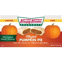 Krispy Kreme Seasonal Glazed Pumpkin Pie Fruit Pie, 4 oz