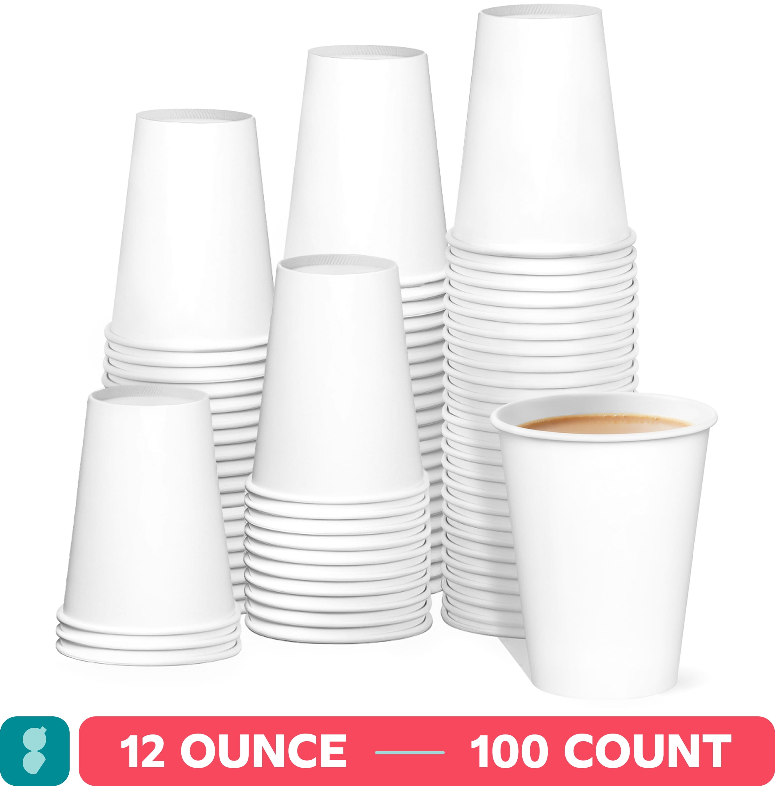 Dixie® WiseSize® Disposable Paper Coffee Cups - 2338WS Pathways