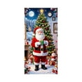 thumbnail image 2 of Hometravel Christmas Door Cover Decor, Large Seasonal Entryway Display, Festive Wall Hanging for Holiday Party Atmosphere, 2 of 6