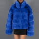 thumbnail image 4 of Abrigo de Piel Sintética Para Mujer Chaqueta Cálida Invierno Sólido Cuello en V Prendas de Abrigo Odeerbi  ODB178578, 4 of 5