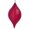 Red, variant on Vickerman 11.5" Red Wood Grain Drop Christmas Ornament, Pack of 2