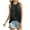 Black, variant on GERsome Women's Sleeveless Tops Loose Fit High Round Neck Tank Tops Casual Summer Solid Color Muscle Shirts S-2XL