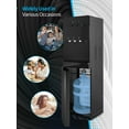 thumbnail image 3 of DISHUP Bottom Loading Water Dispenser, Hot/Room/Cold Water Cooler, 3-5 Gallon Bottles, Ideal for Home/Office, Black, 3 of 6