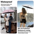 thumbnail image 4 of SPOKKI 2-Pack Travel Umbrella, Automatic Windproof Compact UV Sun Protection Folding Umbrella for Backpack, Lightweight, 4 of 7