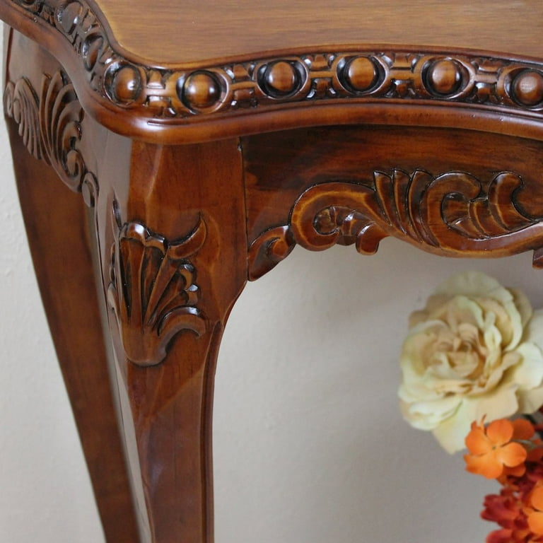 International Caravan Carved Console Table International Caravan Carved Console Table