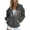 Dark Gray, variant on Aayomet Zip Up Hoodie Women Womens Zip Up Plush Comfy Loose Fit Hoodies Shacket Long Sleeve Oversized Casual Sweatshirts Fleeced Jacket with Pocket,Gray L