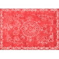 thumbnail image 1 of Ahgly Company Machine Washable Indoor Rectangle Abstract Red Modern Area Rugs, 6' x 9', 1 of 4