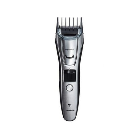 Panasonic - Men’s All-in-One Facial Beard Trimmer and Body Hair Groomer - Silver