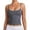 Dark Gray, variant on Unir Women's Basic Scoop Neck Cami Top Adjustable Straps Slim Fit Sleeveless Layering Tank for Everyday Outfits, 1 Piece, XS-XXL