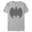 Silver, variant on Men's Batman Logo Geometric Graphic Tee Black 2X Large
