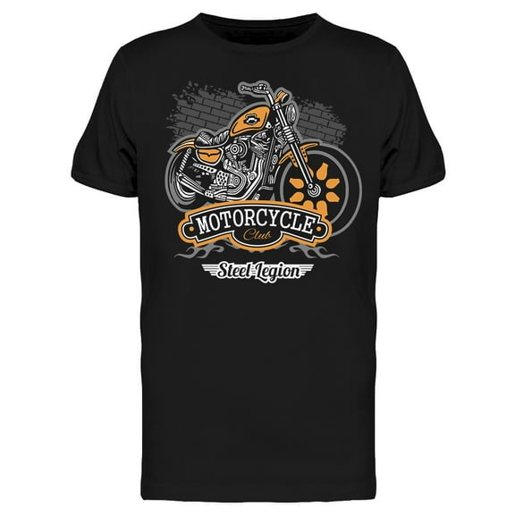 Chopper Motorcycle T-Shirt Men -Image by Shutterstock, Male Large