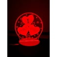 thumbnail image 3 of LED Heart Night Lamp "I Love You" Design, 3 of 7