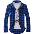 thumbnail image 2 of Camisa a cuadros para hombre, camisa informal con botones y cuadros, manga larga, ajustada, para primavera y otoño, de marca, suave y cómoda, a la moda, 2 of 5