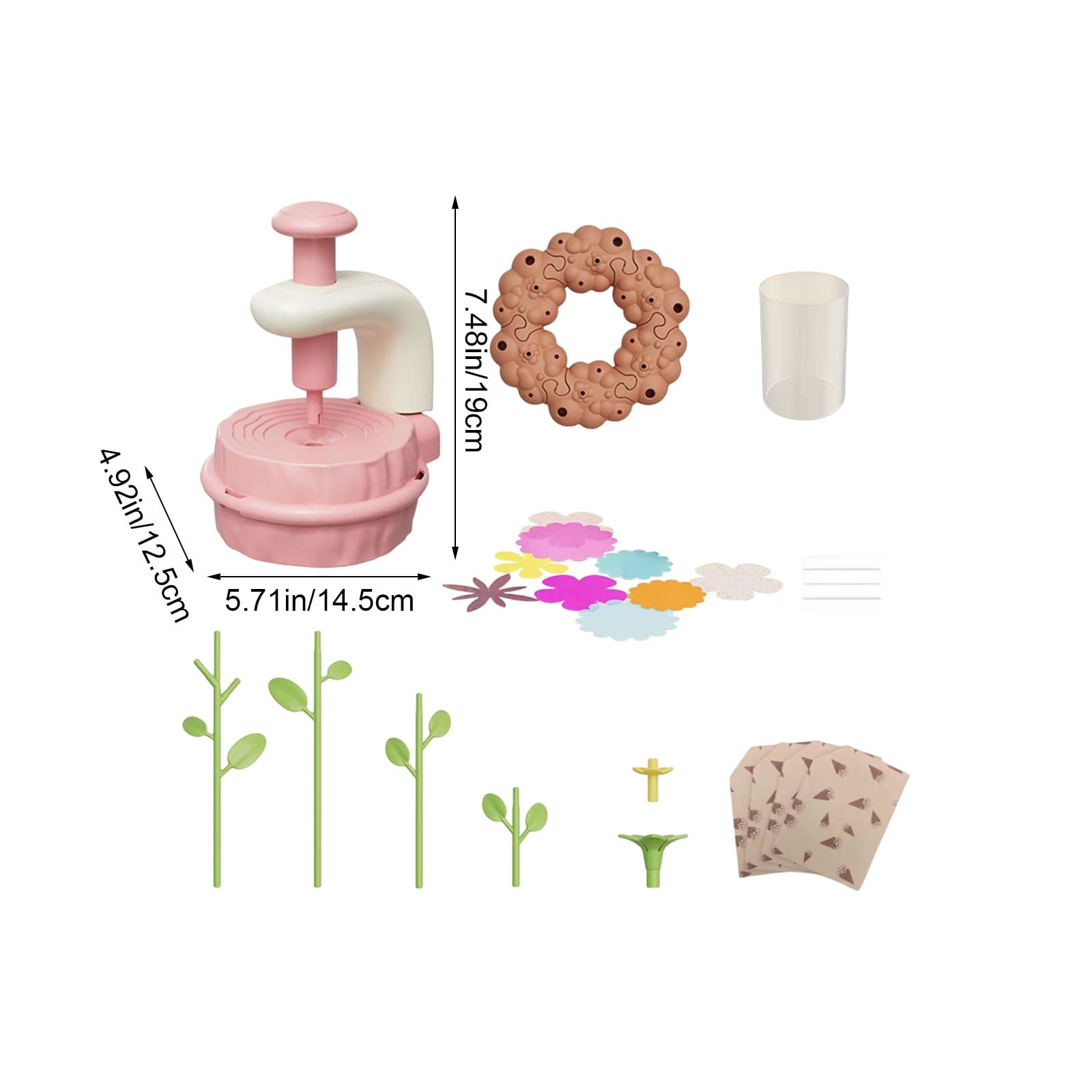 Viflosae Boys Toys 6-8 Years Old Cars DIY Handicraft Kit Artificial Flower Bouquet Making Handmade Simulated Floral Set Homemade Flower Making Supplies Christmas Gifts for Boys 8-12