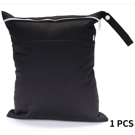 Ludolm Wet Dry Bags, Waterproof Washable Travel Bags, Beach, Pool, Gym Bag for Swimsuits & Wet Clothes with 2 Pockets