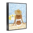 thumbnail image 2 of Stupell Industries Coastal Summer Poolside Chill Black Framed Giclee Art, 16 x 20, by Hillary Holt, 2 of 8