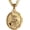 Gold-1, variant on St Michael The Archangel Catholic Medal Stainless Steel Amulet Pendant Necklace