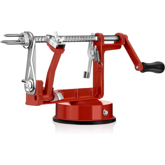 Apple Peeler Corer,Apple Slicer With Stainless Steel Blades,Fruit Cutter Machine, Convenient and Funny, Creative Kitchen Tool Gift for Baking Lover
