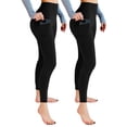 thumbnail image 1 of Leggings Leafigure paquete de 2 de tiro alto con bolsillos L/XL, 1 of 7