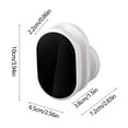 thumbnail image 3 of Yhmxh Bathroom Organizer Bathroom Storage Showerhead Bracket Universal Showerhead Nozzle Rack Without Punching Suction Cup Adjustable Bathroom Shower Base Black and Gray Shower head storage rack, 3 of 6