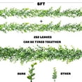 thumbnail image 6 of Wzzjkit Christmas Garland Artificial Realistic Soft and Thickness Green Faux Fake Full Cedar Pines Garland for Fireplace Mantel Table Doorframe Indoor Outdoor Xmas Holiday Decoration 71in, 6 of 9