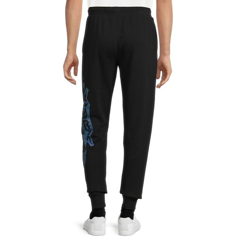 Black Panther Men's Jogger Pants, Side Logo, Sizes S-3XL